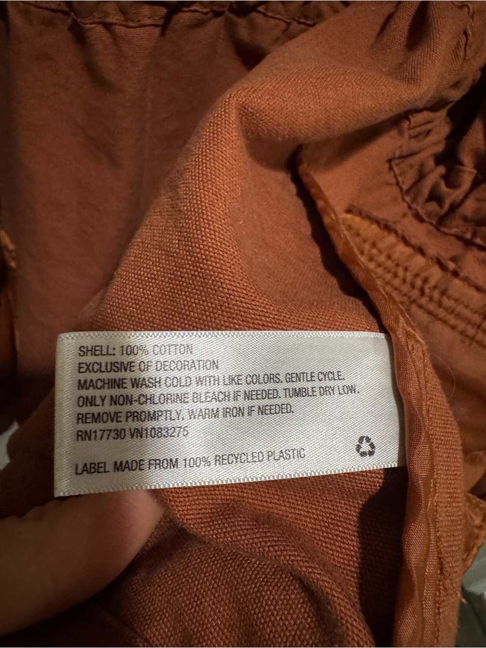 Universal Thread Rust Orange Hooded Utility Jacket - Picture 6 of 6